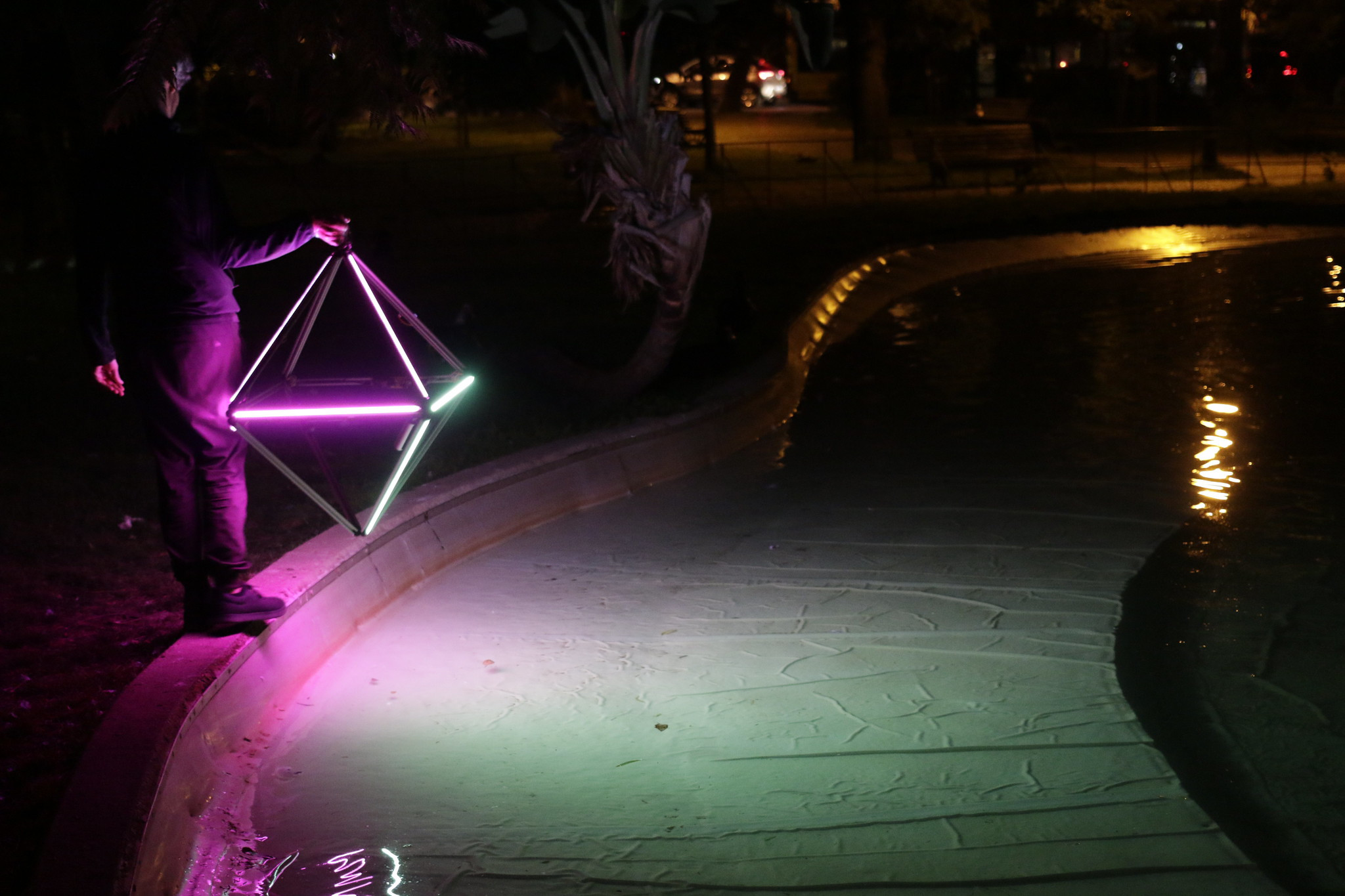 diamond, interactive, light, installation, lighting, leds, willpower, studios