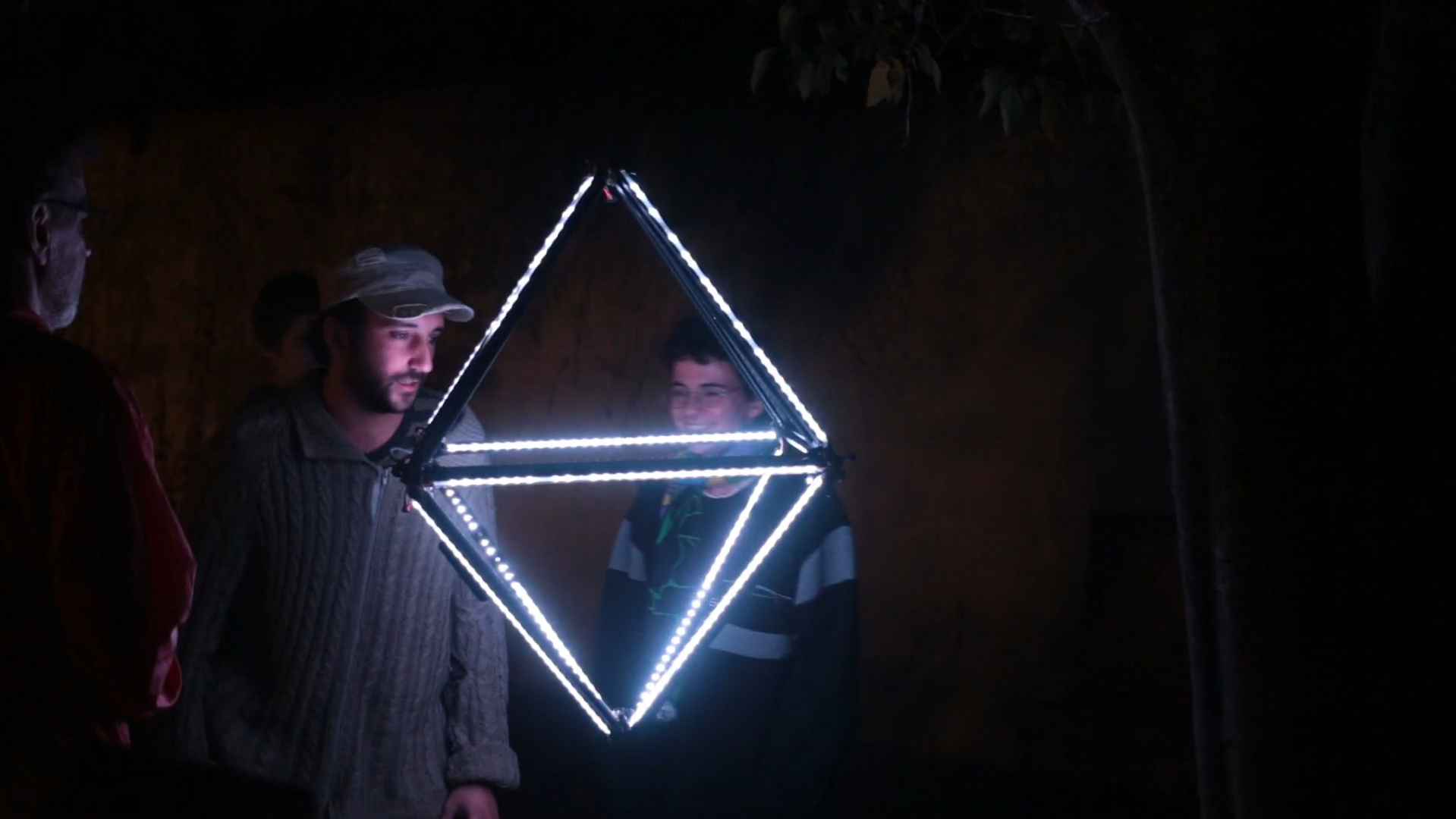 diamond, interactive, light, installation, lighting, leds, willpower, studios