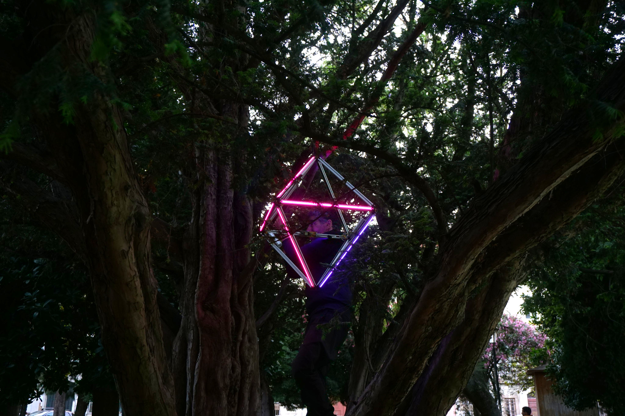 diamond, interactive, light, installation, lighting, leds, willpower, studios