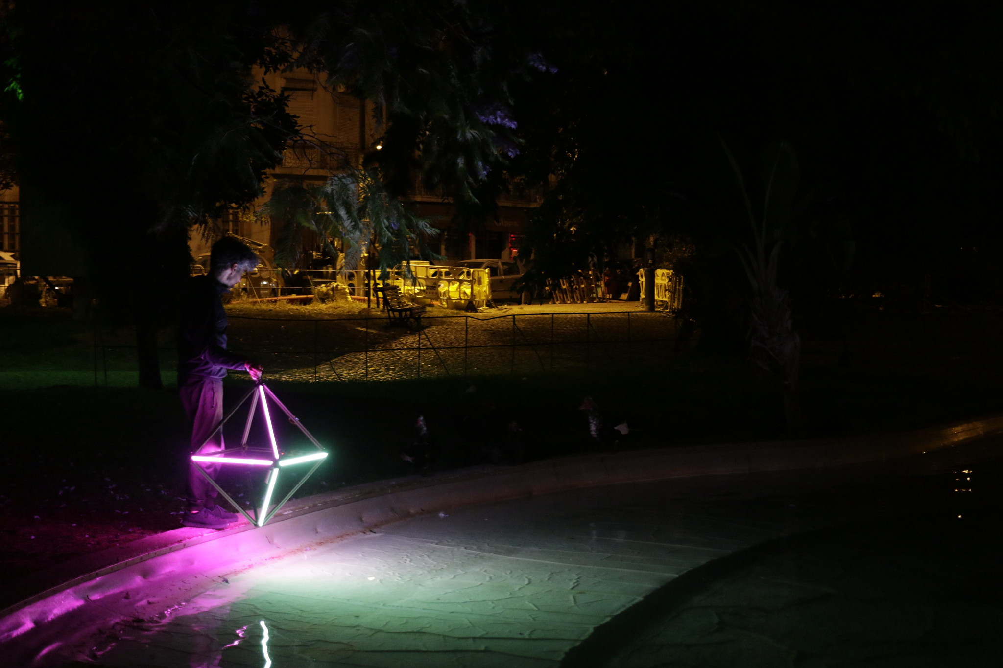 diamond, interactive, light, installation, lighting, leds, willpower, studios