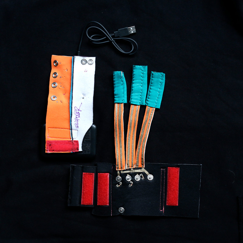 willpower studios 3-fingers wearable music tech instrument audiovisual arduino esp32 finger bend sensors etextiles 