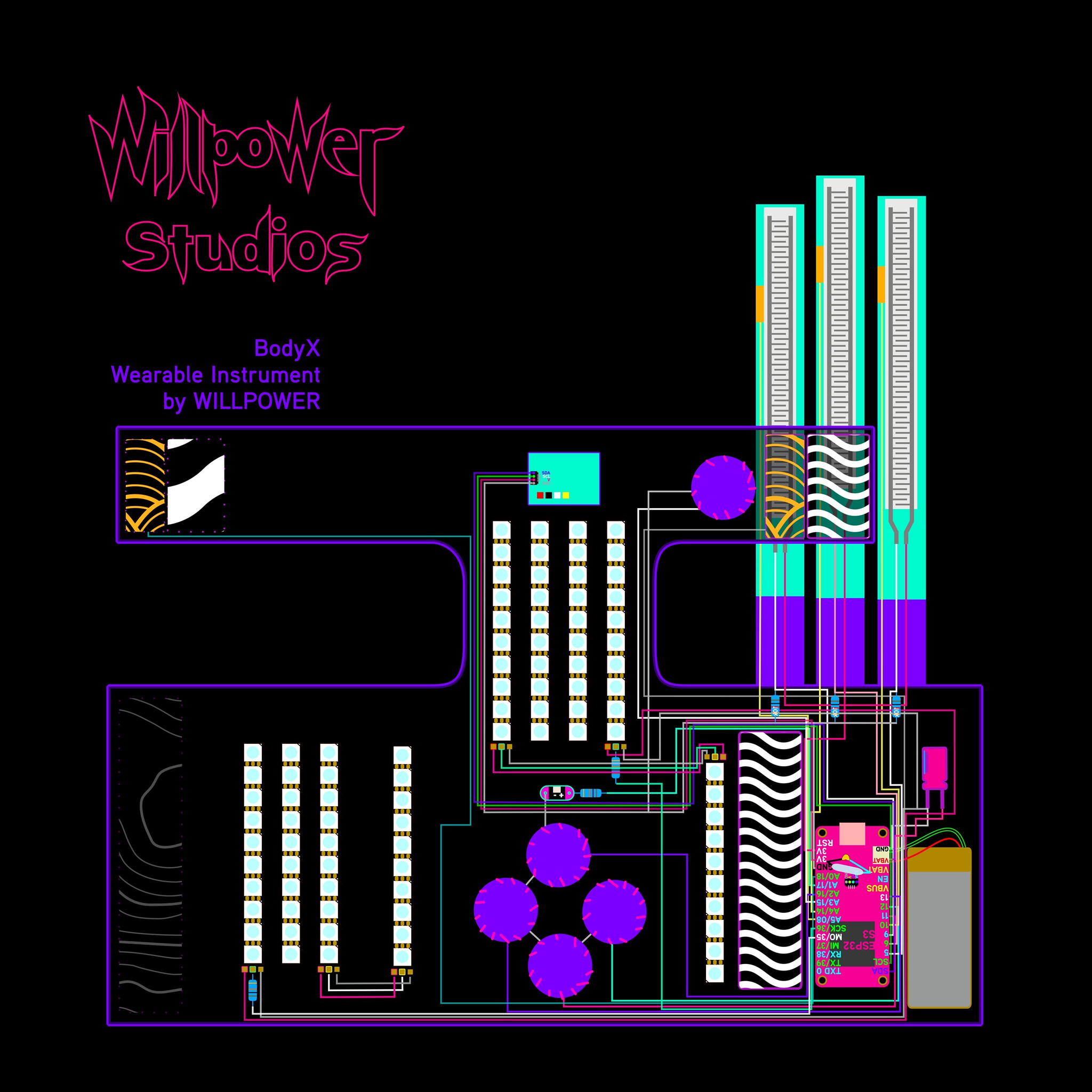 process, diy, how-to, wearable, instrument, music tech, controllers, etextiles, diy, breadboard, arduino, tech, technology, electronics, circuit, schematic