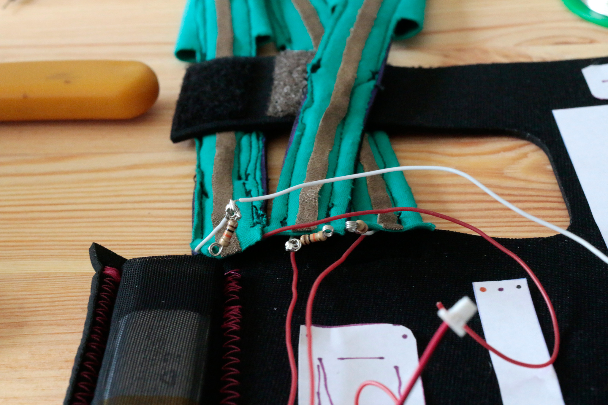 process, diy, how-to, wearable, instrument, music tech, controllers, etextiles, diy, breadboard, arduino, tech, technology, electronics