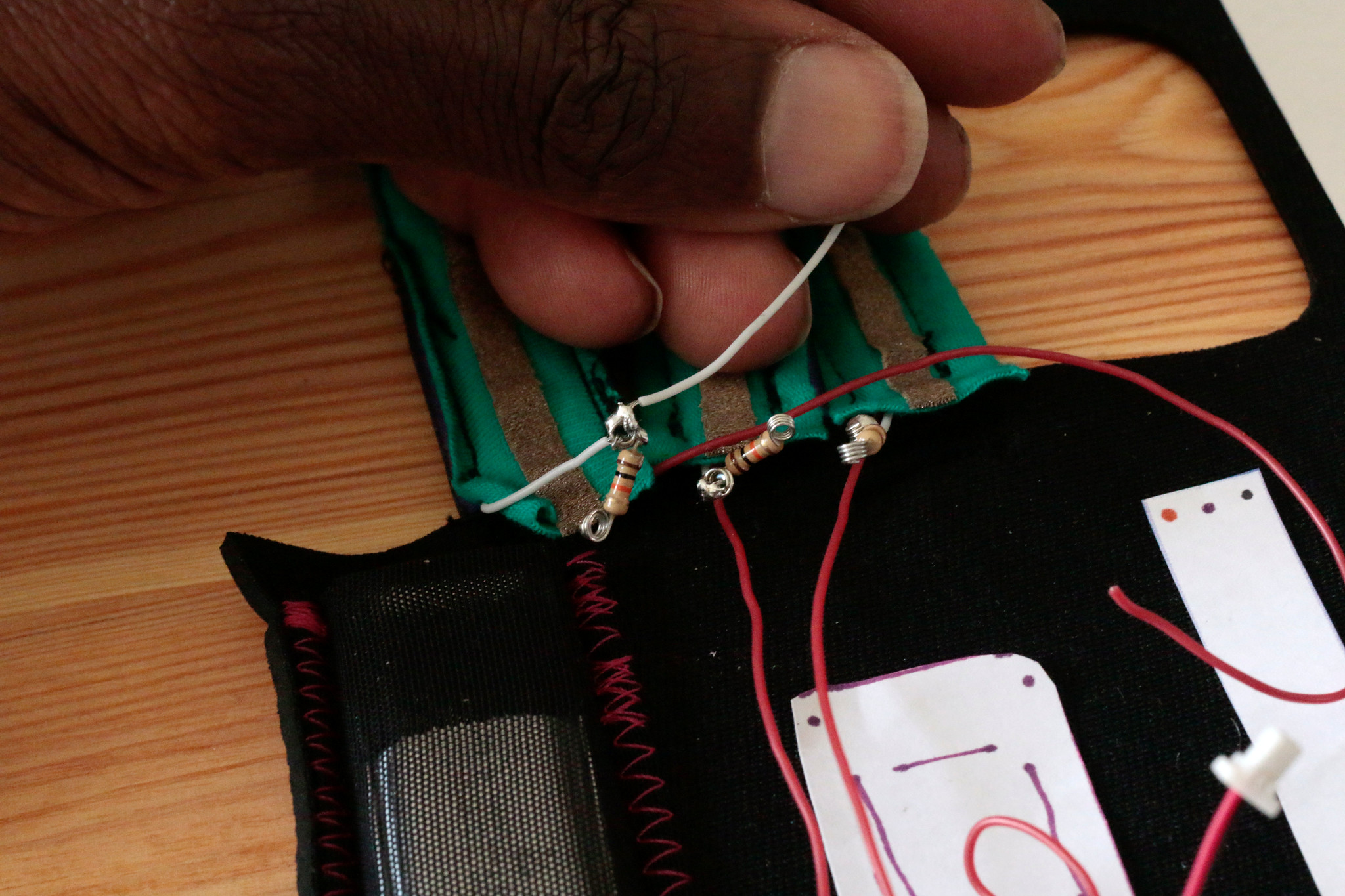 process, diy, how-to, wearable, instrument, music tech, controllers, etextiles, diy, breadboard, arduino, tech, technology, electronics