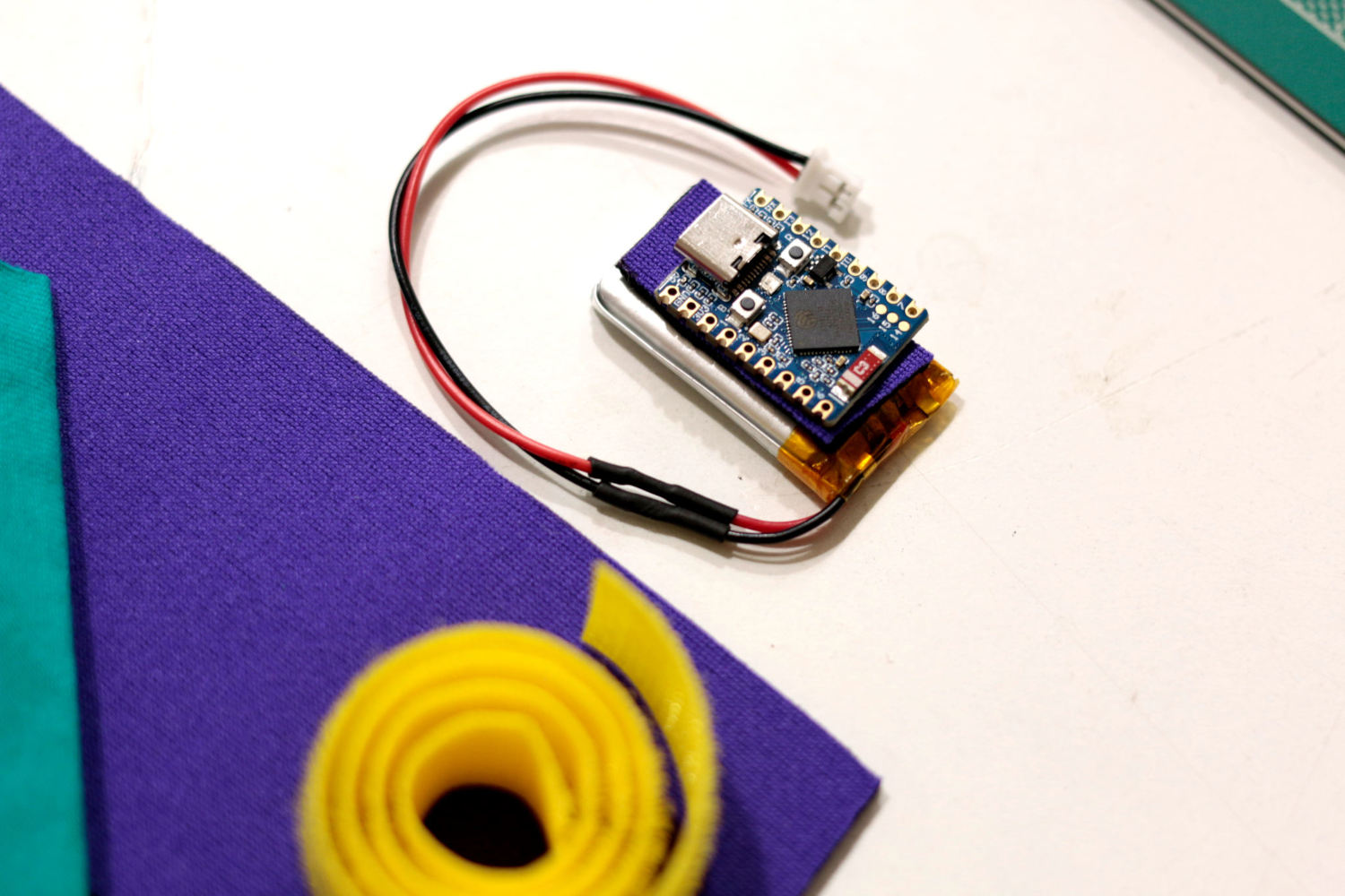 willpower studios Fluffies, fluffy burger, OSC, music tech instrument audiovisual arduino esp32  pressure sensor etextiles 