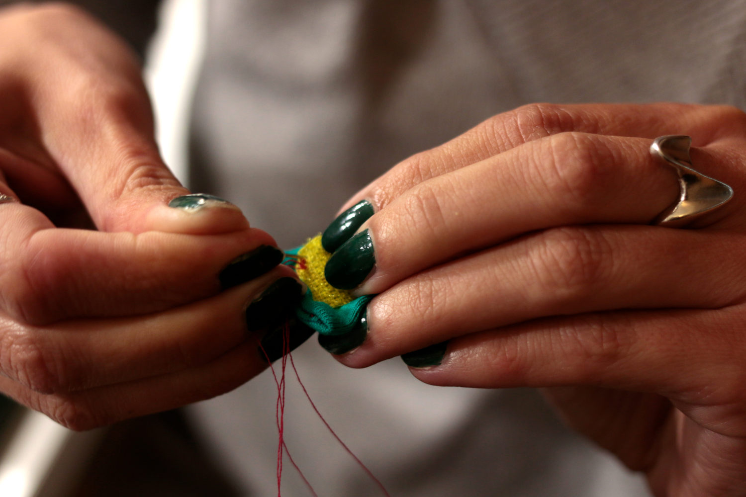 willpower studios Fluffies, fluffy burger, OSC, music tech instrument audiovisual arduino esp32  pressure sensor etextiles 