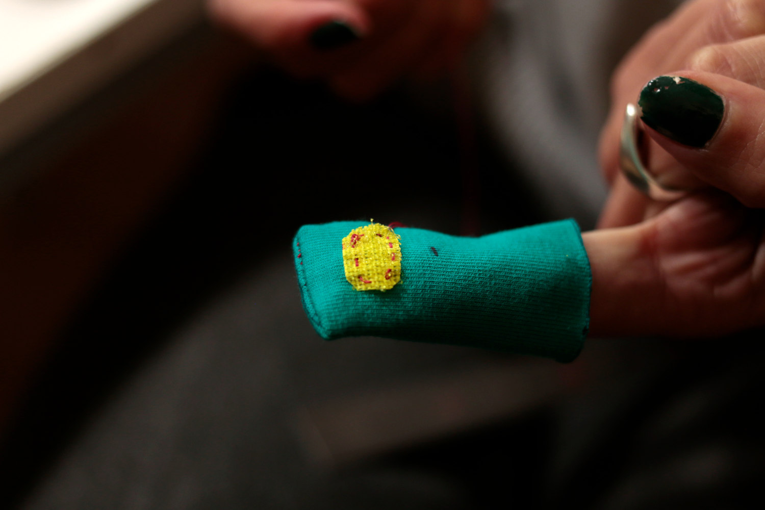 willpower studios Fluffies, fluffy burger, OSC, music tech instrument audiovisual arduino esp32  pressure sensor etextiles 