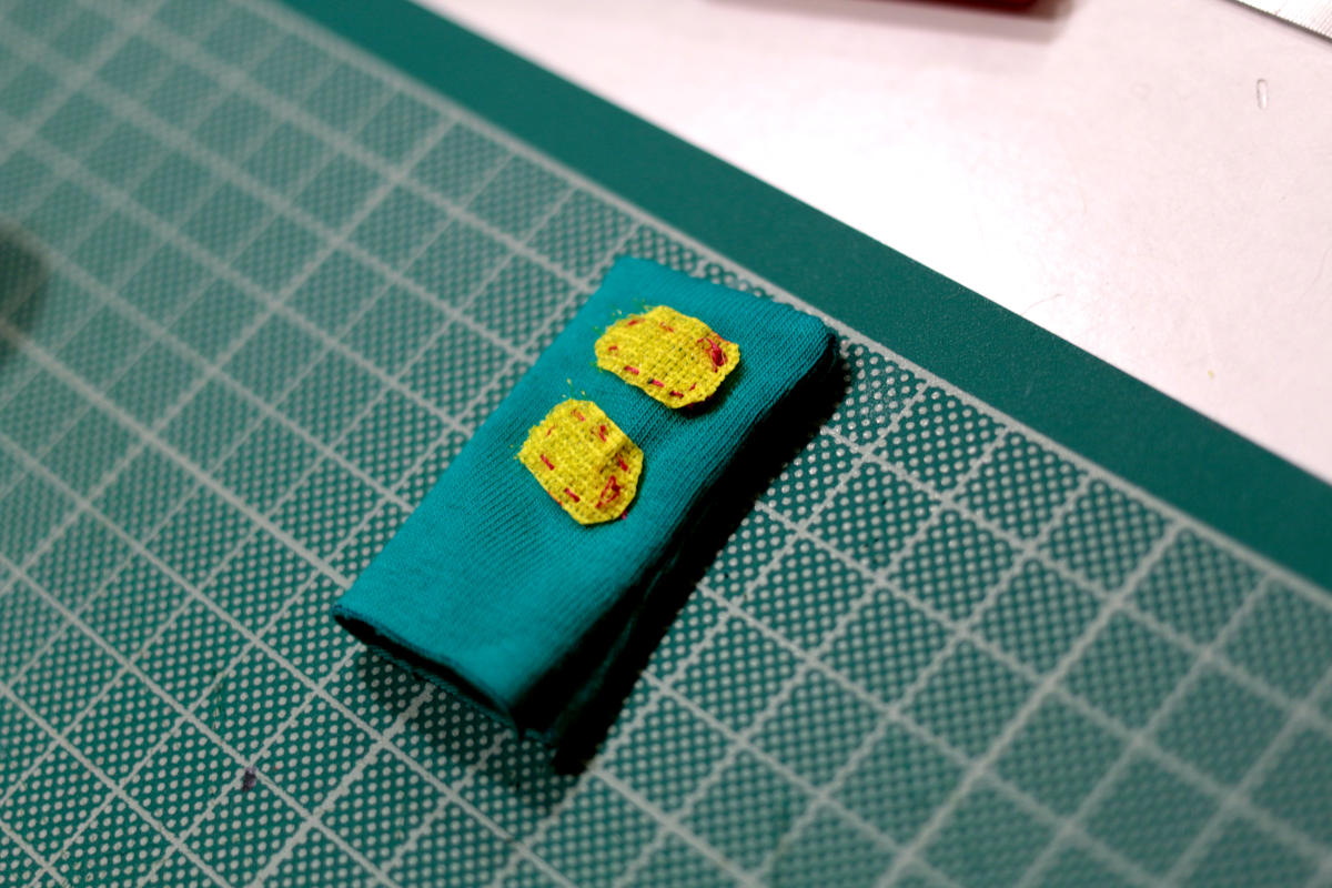 willpower studios Fluffies, fluffy burger, OSC, music tech instrument audiovisual arduino esp32  pressure sensor etextiles 