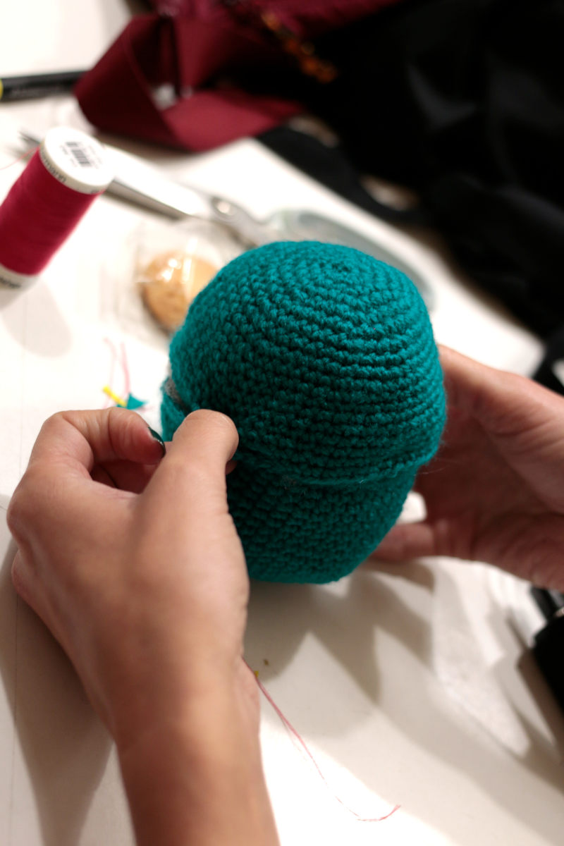 willpower studios Fluffies, fluffy burger, OSC, music tech instrument audiovisual arduino esp32  pressure sensor etextiles 