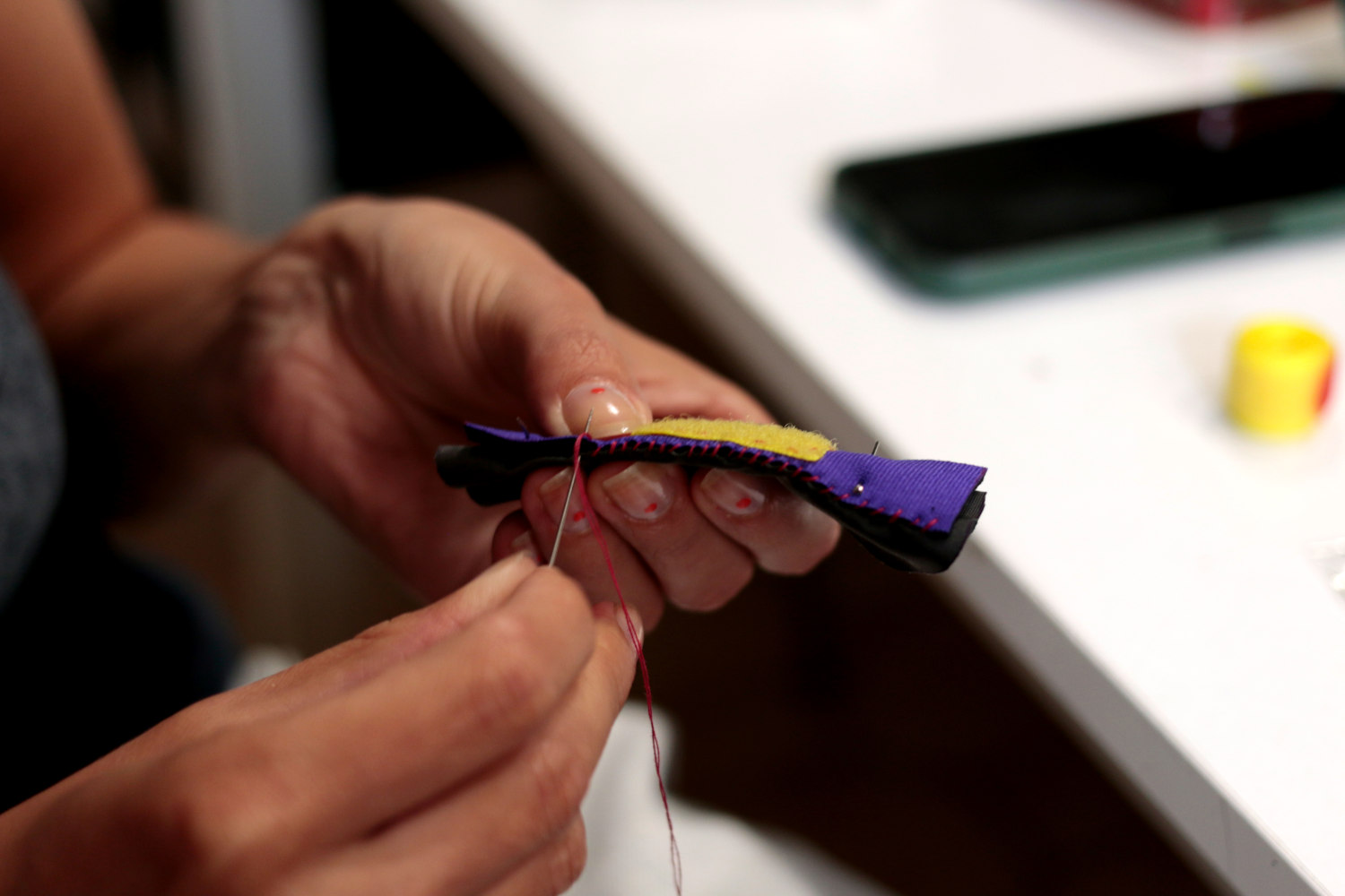 willpower studios Fluffies, fluffy burger, OSC, music tech instrument audiovisual arduino esp32  pressure sensor etextiles 