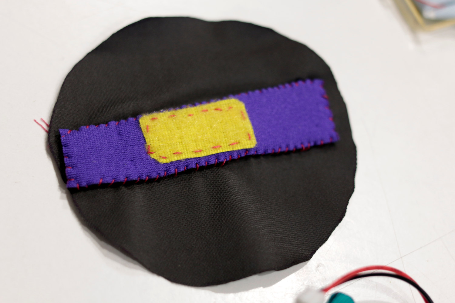 willpower studios Fluffies, fluffy burger, OSC, music tech instrument audiovisual arduino esp32  pressure sensor etextiles 