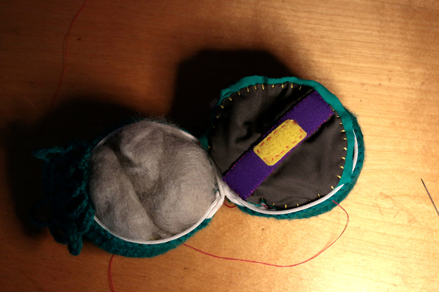 willpower studios Fluffies, fluffy burger, OSC, music tech instrument audiovisual arduino esp32  pressure sensor etextiles 