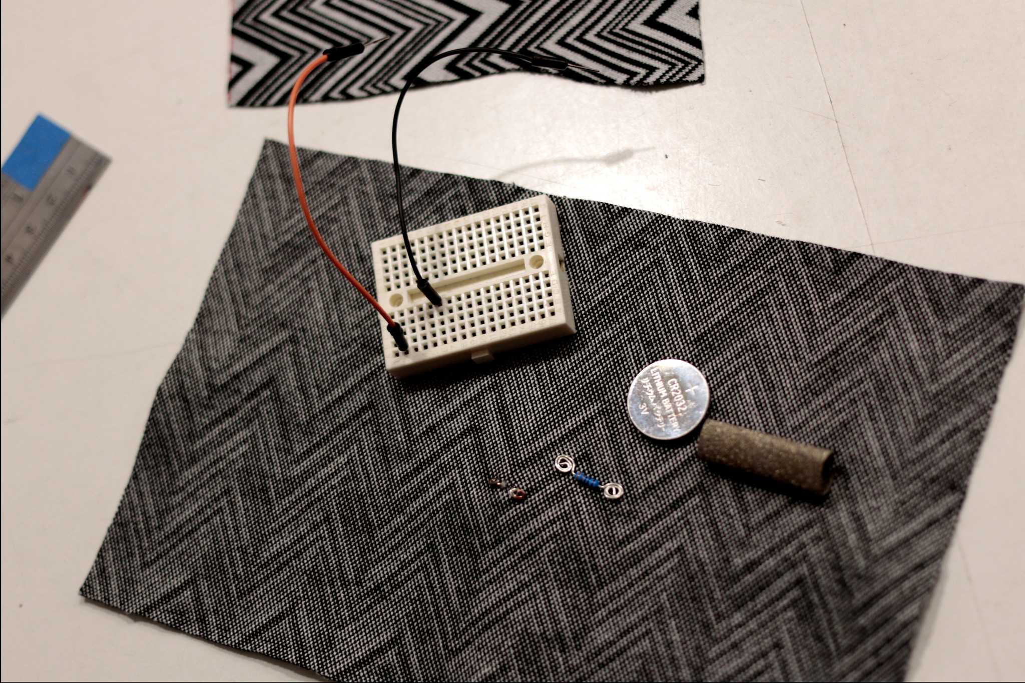 breadboard, led, resistor, electronics, circuit