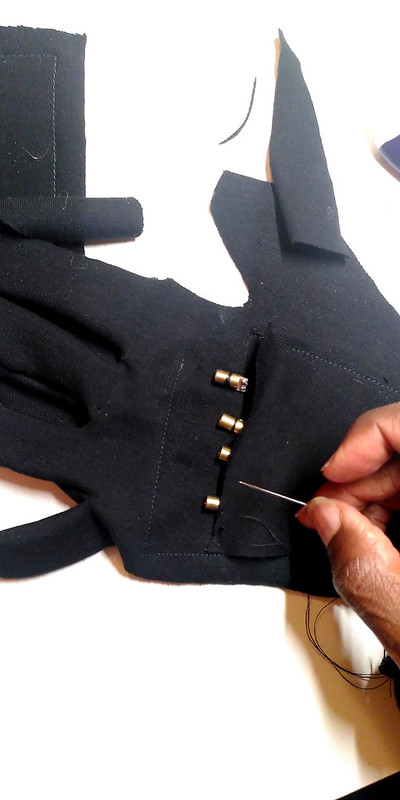 eTextile Laser Glove by WILLPOWER STUDIOS Tech Lab Wearable Tech