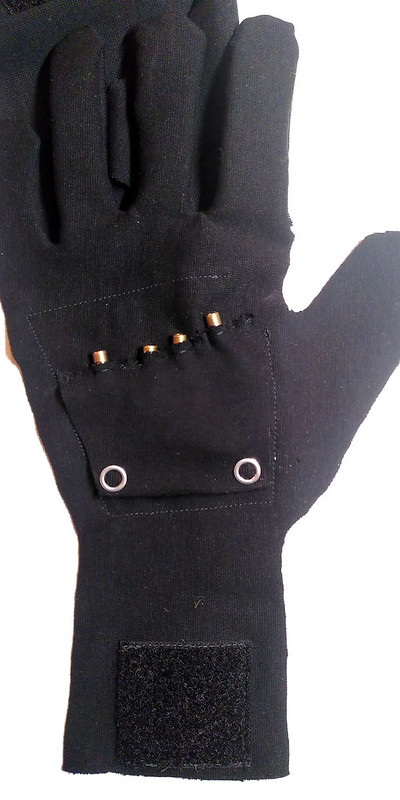 eTextile Laser Glove by WILLPOWER STUDIOS Tech Lab Wearable Tech