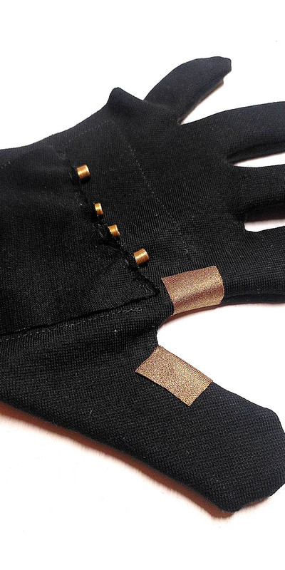 eTextile Laser Glove by WILLPOWER STUDIOS Tech Lab Wearable Tech