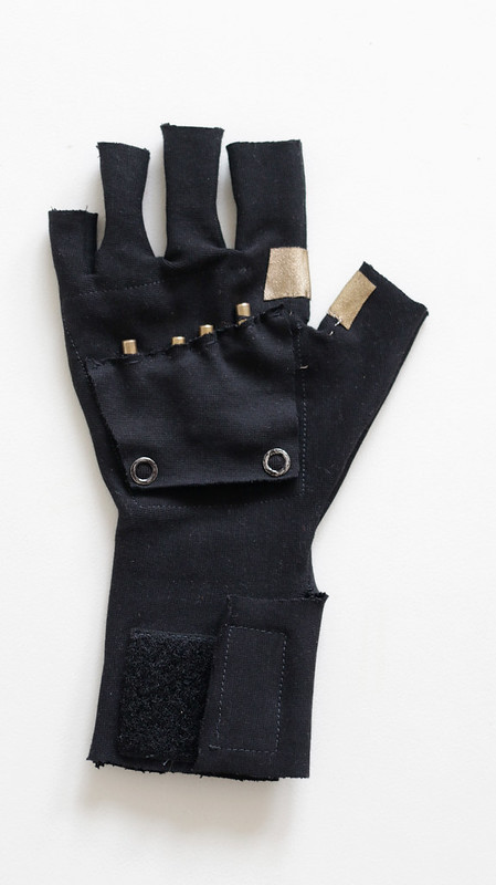 eTextile Laser Glove by WILLPOWER STUDIOS Tech Lab Wearable Tech