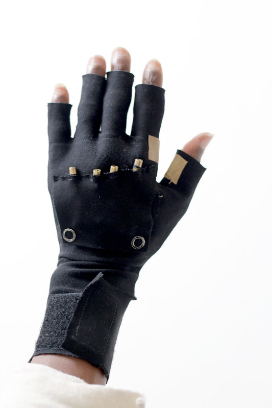 eTextile Laser Glove by WILLPOWER STUDIOS Tech Lab Wearable Tech