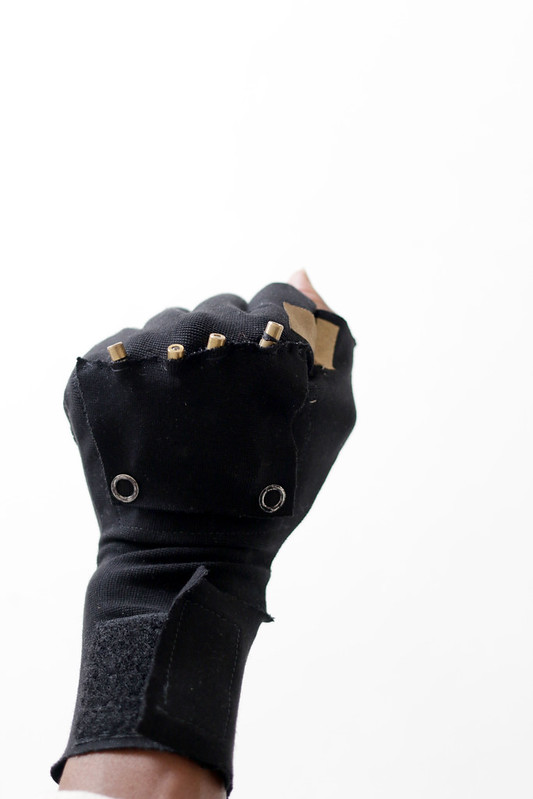 eTextile Laser Glove by WILLPOWER STUDIOS Tech Lab Wearable Tech