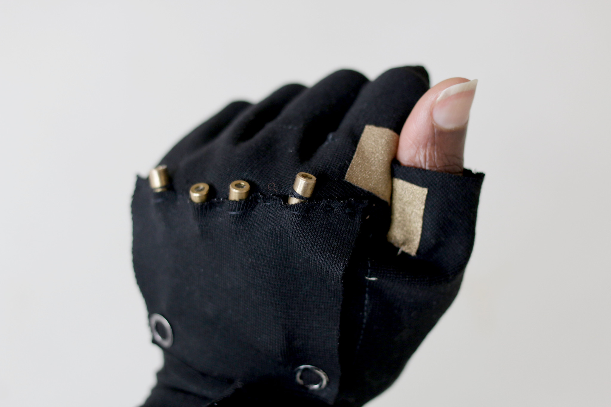 eTextile Laser Glove by WILLPOWER STUDIOS Tech Lab Wearable Tech