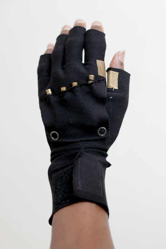 eTextile Laser Glove by WILLPOWER STUDIOS Tech Lab Wearable Tech