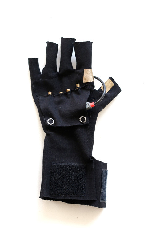 eTextile Laser Glove by WILLPOWER STUDIOS Tech Lab Wearable Tech