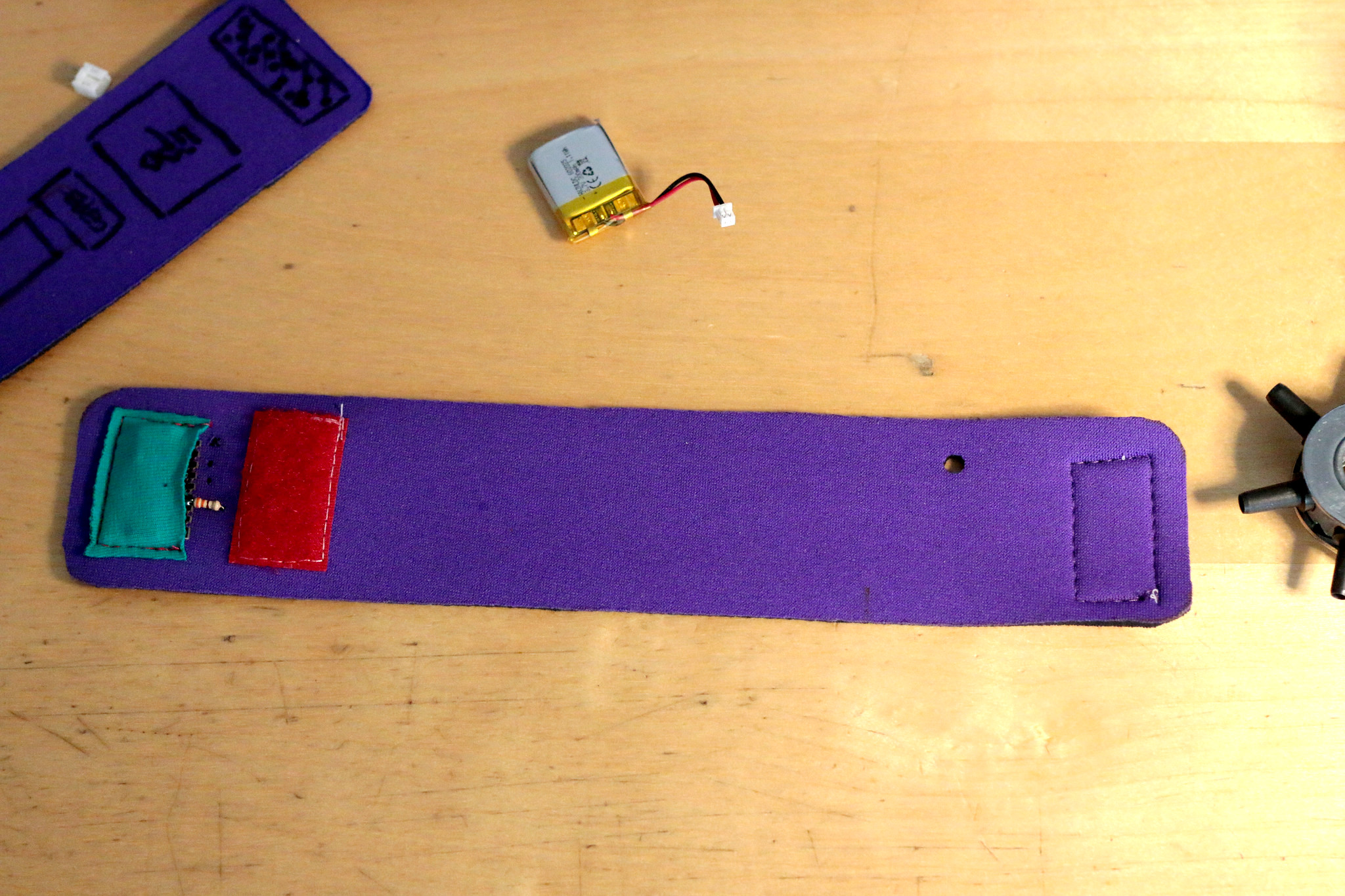 willpower studios fashion bracelet wearable music tech arduino esp32 etextiles 