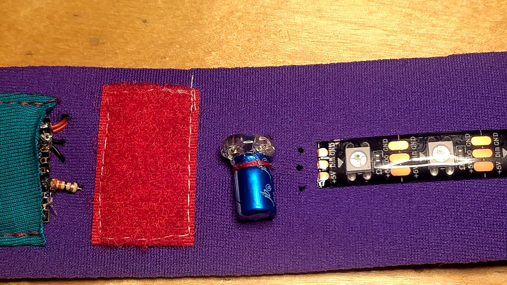 willpower studios fashion bracelet wearable music tech arduino esp32 etextiles 