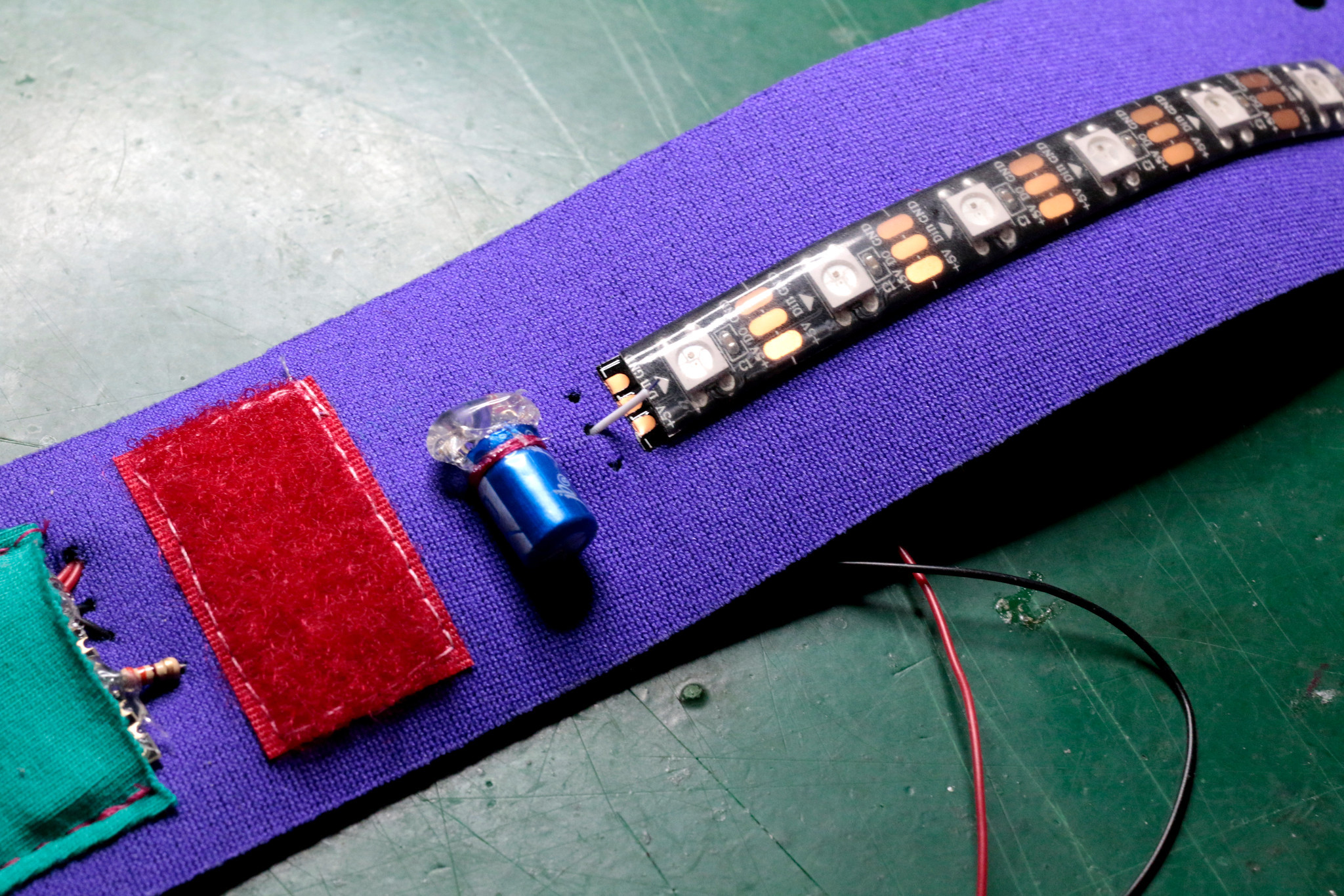 willpower studios fashion bracelet wearable music tech arduino esp32 etextiles 