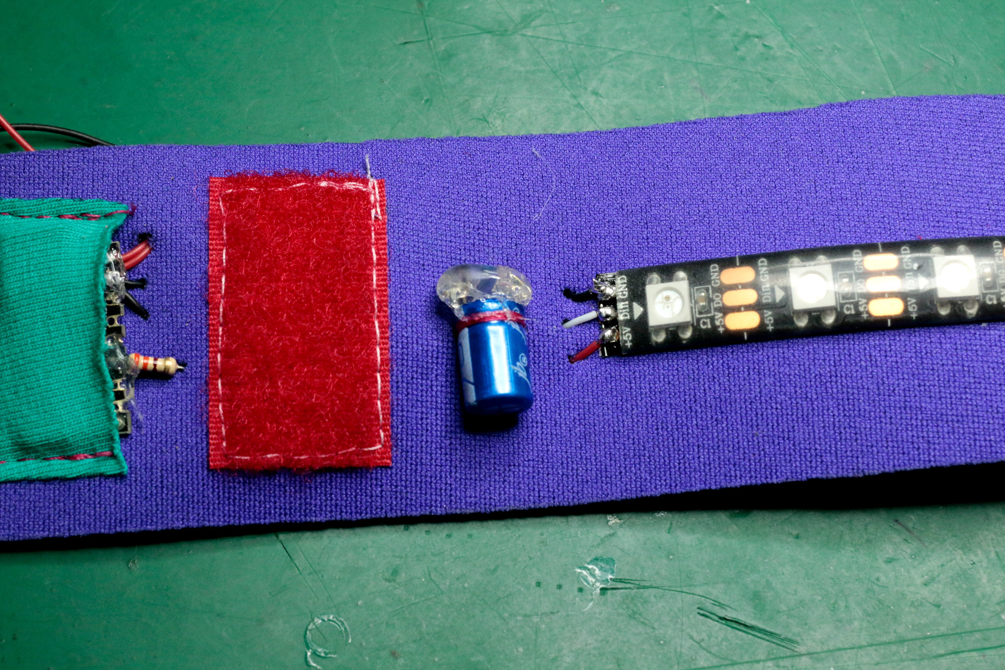 willpower studios fashion bracelet wearable music tech arduino esp32 etextiles 