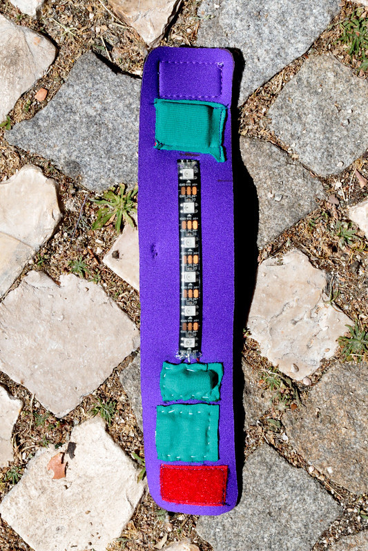 willpower studios fashion bracelet wearable music tech arduino esp32 etextiles 