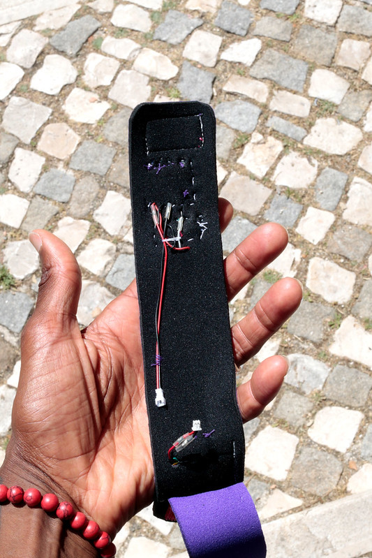 willpower studios fashion bracelet wearable music tech arduino esp32 etextiles 