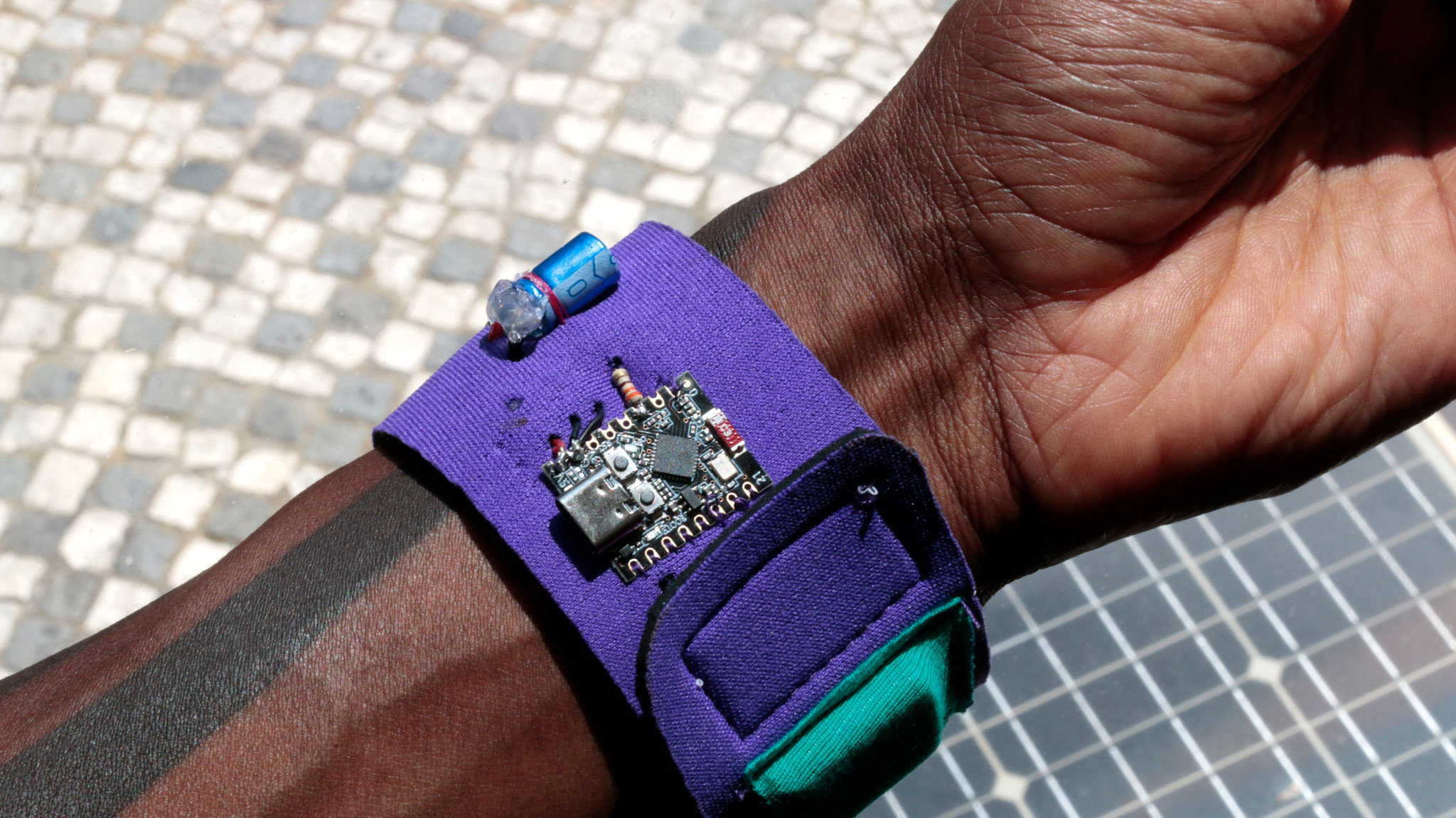 willpower studios fashion bracelet wearable music tech arduino esp32 etextiles 