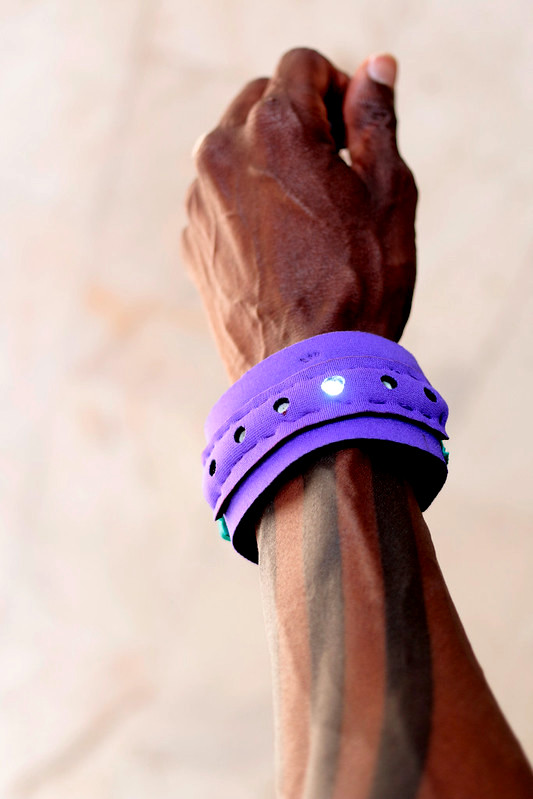 willpower studios fashion bracelet wearable music tech arduino esp32 etextiles 