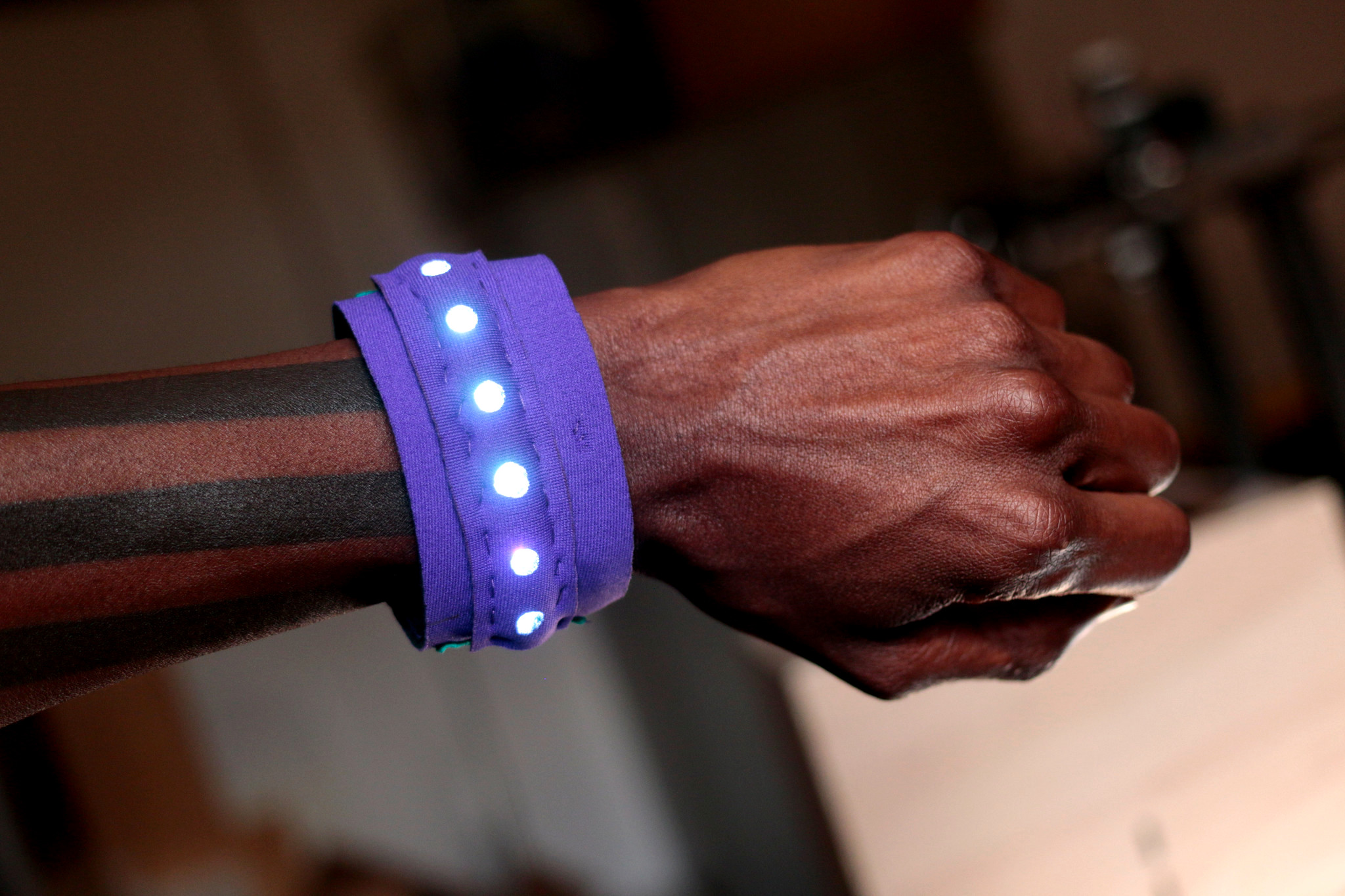 willpower studios fashion bracelet wearable music tech arduino esp32 etextiles 