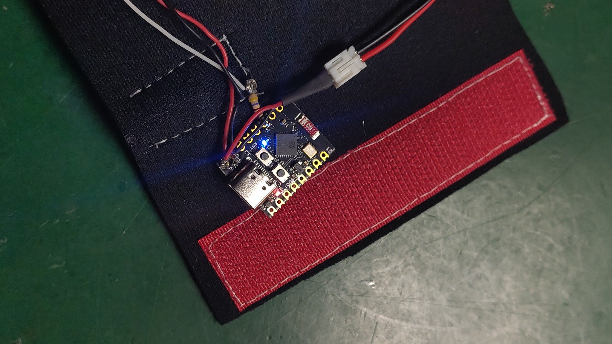 willpower studios fashion bracelet wearable music tech arduino esp32 etextiles 